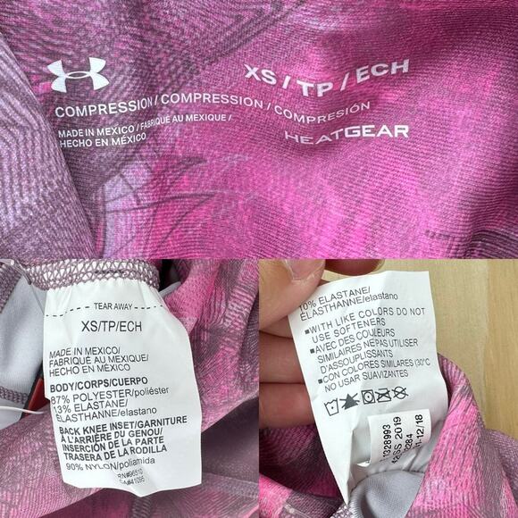 NWT Under Armour Women's HeatGear Ankle high rise compression leggings sz XS - Picture 10 of 13